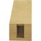 Ekena Millwork 3-inch W x 6-inch D x 6-inch H Carmel Rough Cedar Woodgrain TimberThane Knee Brace, Primed BRCUR03X06X06CARRCPR - alternate 5